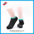 Chaussette design à pois pour dames chaussettes personnalisées chaussettes en gros